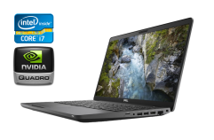 Мобильная рабочая станция Б-класс Dell Precision 3541 / 15.6" (1920x1080) IPS / Intel Core i7-9850H (6 (12) ядер по 2.6 - 4.6 GHz) / 16 GB DDR4 / 512 GB SSD + 1000 GB HDD / nVidia Quadro P620, 4 GB GDDR5, 128-bit / WebCam + Беспроводная мышка