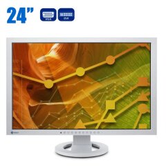 Монитор EIZO FlexScan S2402W White / 24" (1920x1200) TN / 1x DVI, 1x VGA, 1x Audio Port Combo / встроенные колонки 2х 1W