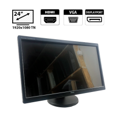 Монитор Iiyama ProLite T2452MTS / 24" (1920x1080) TN Touch / DP, VGA, HDMI