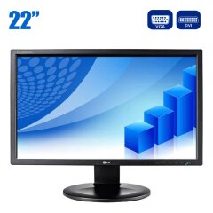 Монитор LG Flatron E2210P / 22" (1680x1050) TN / VGA, DVI / VESA 75x75 