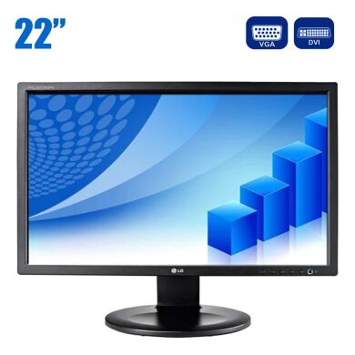 Монитор LG Flatron E2210P / 22" (1680x1050) TN / VGA, DVI / VESA 75x75 Монитор LG Flatron E2210P / 22" (1680x1050) TN / VGA, DVI / VESA 75x75