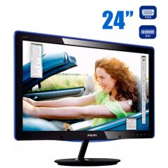 Монитор Philips 247E3LSU00 / 24" (1920x1080) TN / DVI, VGA