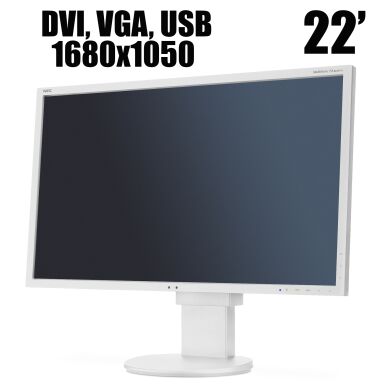 NEC EA223WMe / 22' / 1680x1050 (16:10) / DVI, VGA, USB / встроенные колонки NEC EA223WMe / 22' / 1680x1050 (16:10) / DVI, VGA, USB / встроенные колонки