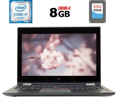 Нетбук Б-класс Lenovo ThinkPad Yoga 260 / 12.5" (1920x1080) IPS / Intel Core i7-6600U (2 (4) ядра по 2.6 - 3.4 GHz) / 8 GB DDR4 / 256 GB SSD / Intel HD Graphics 520 / WebCam / Fingerprint / miniDP / HDMI