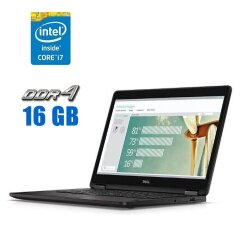 Нетбук Dell Latitude E7270 / 12.5" (1920x1080) IPS / Intel Core i7-6600U (2 (4) ядра по 2.6 - 3.4 GHz) / 16 GB DDR4 / 512 GB SSD M.2 / Intel HD Graphics 520 / WebCam / Win 10 Pro