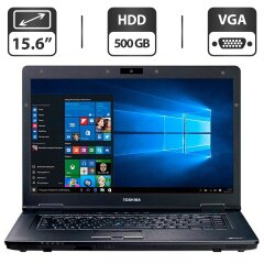 Ноутбук Б-класс Toshiba Tecra A11-15K / 15.6" (1366x768) TN / Intel Core i3-330M (2 (4) ядра по 2.13 GHz) / 4 GB DDR3 / 500 GB HDD / Intel HD Graphics / WebCam / VGA