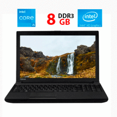 Ноутбук Toshiba Satellite A50 / 15.6" (1366x768) TN / Intel Core i5-6200U (2 (4) ядра по 2.3 - 2.8 GHz) / 8 GB DDR3 / 256 GB SSD / Intel HD Graphics 520
