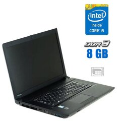 Ноутбук Toshiba Satellite Pro A50-A / 15.6" (1366x768) TN / Intel Core i5-4200M (2 (4) ядра по 2.5 - 3.1 GHz) / 8 GB DDR3 / 240 GB SSD / Intel HD Graphics 4600 / WebCam / DVD-ROM
