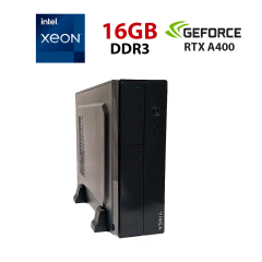 Рабочая станция Vinga CS313B SFF / Intel Xeon E5-2695 v2 (12 (24) ядер 2.4 - 3.2 GHz) / 16 GB DDR3 / 240 GB SSD / nVidia RTX A400, 4 GB GDDR6, 64-bit / Win 10 Pro