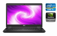 Ультрабук Dell Latitude 5480 / 14" (1920x1080) IPS / Intel Core i5-7440HQ (4 ядра по 2.8 - 3.8 GHz) / 16 GB DDR4 / 512 GB SSD / nVidia GeForce 930MX, 2 GB DDR3, 64-bit / WebCam / Windows 10