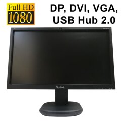 ViewSonic VG2437mc-LED / 23.6" / 1920x1080 WLED / DP, DVI, VGA, USB Hub 2.0 / встроенные колонки 2х2Вт