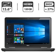 Ноутбук Dell Latitude E5540 / 15.6" (1366x768) TN / Intel Core i3-4030U (2 (4) ядра по 1.9 GHz) / 8 GB DDR3 / 120 GB SSD NEW / Intel HD Graphics 4400 / WebCam / DVD-ROM / Windows 10 Pro