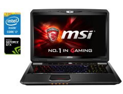 Игровой ноутбук Б-класс MSI GT70 2QD Dominator / 17.3" (1920x1080) TN / Intel Core i7-4710MQ (4 (8) ядра по 2.5 - 3.5 GHz) / 16 GB DDR3 / 128 GB SSD + 1000 GB HDD / nVidia GeForce GTX 970M, 3 GB GDDR5, 192-bit / WebCam
