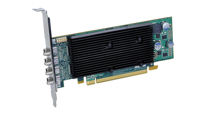 Дискретная видеокарта Matrox M9148, 1 GB DDR2, 128-bit / 4x miniDP