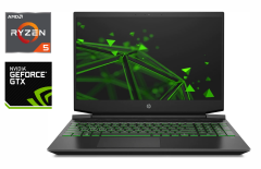 Игровой ноутбук HP Pavilion Gaming 15-ec2021nr / 15.6" (1920x1080) IPS / AMD Ryzen 5 5600H (6 (12) ядер по 3.3 - 4.2 GHz) / 16 GB DDR4 / 512 GB SSD NVMe / nVidia GeForce GTX 1650, 4 GB GDDR5, 128-bit / WebCam