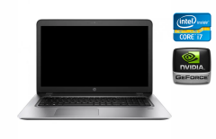 Ноутбук HP ProBook 470 G4 / 17.3" (1600x900) TN / Intel Core i7-7500U (2 (4) ядра по 2.7 - 3.5 GHz) / 16 GB DDR4 / 480 GB SSD / nVidia GeForce 930MX, 2 GB DDR3, 64-bit / WebCam / Fingerprint / Windows 10