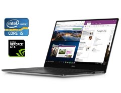 Игровой ноутбук Б-класс Dell XPS 15 9550 / 15.6" (3840x2160) IPS Touch / Intel Core i5-6300HQ (4 ядра по 2.3 - 3.2 GHz) / 8 GB DDR4 / 256 GB SSD M.2 / nVidia GeForce GTX 960M, 2 GB GDDR5, 128-bit / WebCam