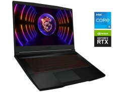 Игровой ноутбук Б-класс MSI GF63 Thin 11UC / 15.6" (1920x1080) IPS / Intel Core i5-11400H (6 (12) ядер по 2.7 - 4.5 GHz) / 16 GB DDR4 / 512 GB SSD / nVidia GeForce RTX 3050, 4 GB GDDR6, 128-bit / WebCam