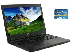 Ноутбук Dell Latitude E5550 / 15.6" (1920x1080) IPS / Intel Core i5-5300U (2 (4) ядра по 2.3 - 2.9 GHz) / 8 GB DDR3 / 480 GB SSD / Intel HD Graphics 5500 / WebCam / Win 10 Pro