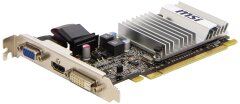 Дискретная видеокарта AMD Radeon HD 5450, 1 GB DDR3, 64-bit / 1x DVI, 1x HDMI, 1x VGA