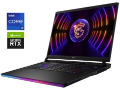 Игровой ноутбук Б-класс MSI Raider GE78HX 13VG-020US / 17" (2560x1600) IPS / Intel Core i9-13950HX (24 (32) ядра по 2.2 - 5.5 GHz) / 32 GB DDR5 / 960 GB SSD / nVidia GeForce RTX 4070, 8 GB GDDR6, 128-bit / WebCam