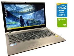 Ігровий ноутбук Olivetti OliBook P75-P55 / 15.6" (1366x768) TN / Intel Core i7-3610QM (4 (8) ядра по 2.3&nbsp;- 3.3&nbsp;GHz) / 8 GB DDR3 / 256 GB SSD / nVidia GeForce GT 635M, 1 GB DDR3, 128-bit / WebCam / DVD-ROM / Win 10