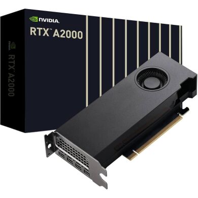 Дискретна відеокарта PNY nVidia RTX A2000, 6 GB GDDR6, 192-bit / Mini DisplayPort