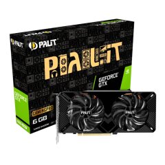 Дискретная видеокарта Palit GeForce&nbsp;GTX 1660 Super GamingPro OC, 6 GB GDDR6, 192-bit / DVI, HDMI, DisplayPort / Коробка / (NE6166S018J9-1160A-1)