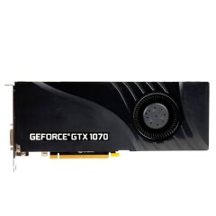 Дискретна відеокарта PNY nVidia GeForce GTX 1070, 8 GB GDDR5, 256-bit / DVI, HDMI, DisplayPort