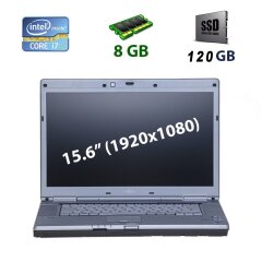 Fujitsu Celsius H710 White / 15.6" (1920x1080) TFT IPS / Intel Core i7-2640M (2 (4) ядра по 2.8 - 3.5 GHz) / 8 GB DDR3 / 120 GB SSD / nVidia Quadro 1000M, 2 GB DDR3, 128-bit / WebCam / USB 3.0