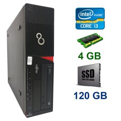 Fujitsu E720 Desktop / Intel Сore i3-4130 (2(4) ядра по 3.40GHz) / 4 GB DDR3/ 120 GB SSD NEW