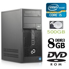 Fujitsu p510 / Intel Core i5-2500 (4 ядра по 3.3-3.7GHz) / 8GB DDR3 / 500GB HDD   