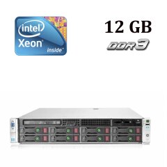 HP Proliant DL380p G8 2U / 2 процесори Intel&reg; Xeon&reg; E5-2650 v2 (8 (16) ядер по 2.60 - 3.40 GHz) / 12 GB DDR3 / No HDD