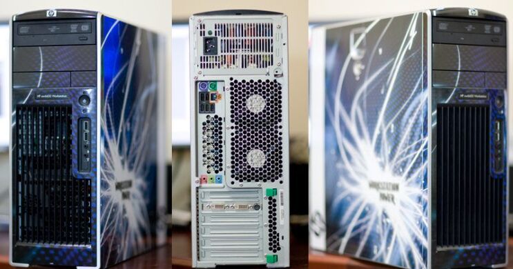 Сервер HP xw6600 / 2x Intel Xeon E5420 / 4GB RAM / 250GB HDD / Radeon 5440 / 650W