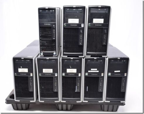 Сервер HP xw6600 / 2x Intel Xeon E5420 / 4GB RAM / 250GB HDD / Radeon 5440 / 650W
