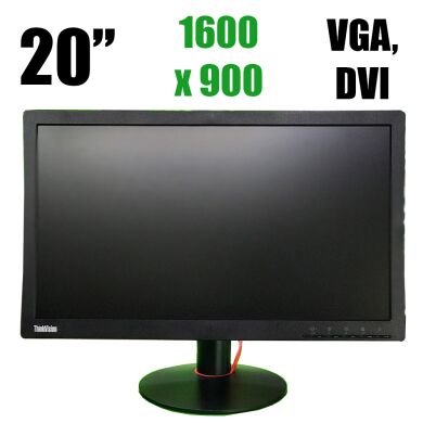 Lenovo ThinkVision T2014 / 20" (1600х900) TN+film WLED / VGA, DVI Lenovo ThinkVision T2014 / 20" (1600х900) TN+film WLED / VGA, DVI