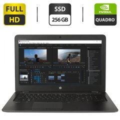 Мобильная рабочая станция HP ZBook 15 G4 / 15.6" (1920x1080) TN / Intel Core i5-7300HQ (4 (8) ядра по 2.5 - 3.5 GHz) / 16 GB DDR4 / 256 GB SSD / Intel HD Graphics 630 / WebCam / HDMI / Windows 10 Pro