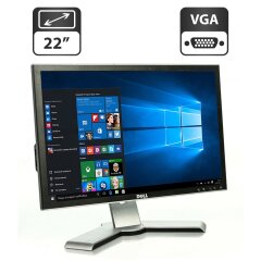 Монитор Dell UltraSharp 2208WFPt / 22" (1680x1050) TN / USB, VGA, DVI / VESA 100x100 + Кабели VGA и питания