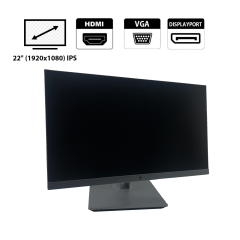 Монитор HP EliteDisplay E223 / 22" (1920x1080) IPS / 1x HDMI, 1x DP, 1x VGA