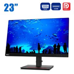 Монитор Lenovo ThinkVision T23i-20 / 23" (1920x1080) IPS / VGA, HDMI, DisplayPort, USB 3.2 