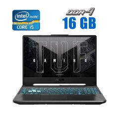 Ноутбук Б-клас Asus TUF Gaming F15 FX506L / 15.6" (1920x1080) IPS / Intel Core i5-10300H (4 (8) ядра по 2.5 - 4.5 GHz) / 16 GB DDR4 / 250 GB SSD / Intel UHD Graphics / WebCam 