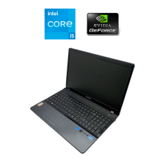 Ноутбук Samsung 300E / 15.6" (1366x768) TN / Intel Core i3-2350M (2 (4) ядра по 2.3 GHz) / 8 GB DDR3 / 500 GB HDD / nVidia GeForce GT 620M, 1 GB DDR3, 128-bit / WebCam