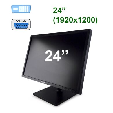 Samsung S24C650BW / 24" (1920x1200) TFT AD-PLS LED / VGA, DVI Samsung S24C650BW / 24" (1920x1200) TFT AD-PLS LED / VGA, DVI
