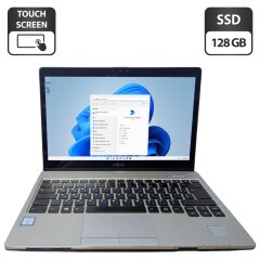 Ультрабук Б-клас Fujitsu LifeBook S937 / 13.3" (1920x1080) TN Touch / Intel Core i5-7300U (2 (4) ядра по 2.6 - 3.5 GHz) / 4 GB DDR4 / 128 GB SSD / Intel HD Graphics 620 / WebCam / Без АКБ