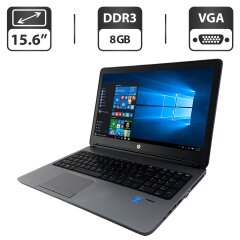 Ноутбук HP ProBook 650 G1 / 15.6" (1366x768) TN / Intel Core i3-4000M (2 (4) ядра по 2.4 GHz) / 8 GB DDR3 / 500 GB HDD / Intel HD Graphics 4400