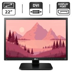 Монитор LG 22MB65PY / 22" (1680x1050) TN / USB, VGA, DVI, DisplayPort / VESA 100x100 
