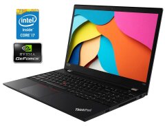 Ультрабук Lenovo ThinkPad T590 / 15.6" (1920x1080) IPS / Intel Core i7-8665U (4 (8) ядра по 1.9 - 4.8 GHz) / 16 GB DDR4 / 256 GB SSD / nVidia GeForce MX250, 2 GB GDDR5, 64-bit / WebCam / Win 11
