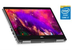 Ультрабук-трансформер Dell Inspiron 13 7373 2-In-1 / 13.3" (1920x1080) IPS Touch / Intel Core i7-8550U (4 (8) ядра по 1.8 - 4.0 GHz) / 8 GB DDR4 / 240 GB SSD / Intel UHD Graphics 620 / WebCam / Win 10 Pro