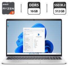 Новый ноутбук Dell Pro 16 Plus / 16" (1920x1080) IPS / AMD Ryzen 5 Pro 230 (6 (12) ядер по 3.5 - 4.9 GHz / 16 GB DDR5 / 512 GB SSD M.2 / AMD Radeon 760M Graphics / WebCam / Windows 11 Pro