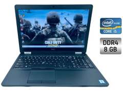 Ноутбук Dell Latitude E5570 / 15.6" (1920x1080) IPS / Intel Core i5-6300U (2 (4) ядра по 2.4 - 3.0 GHz) / 8 GB DDR4 / 256 GB SSD / Intel HD Graphics 520 / WebCam / HDMI / Windows 10